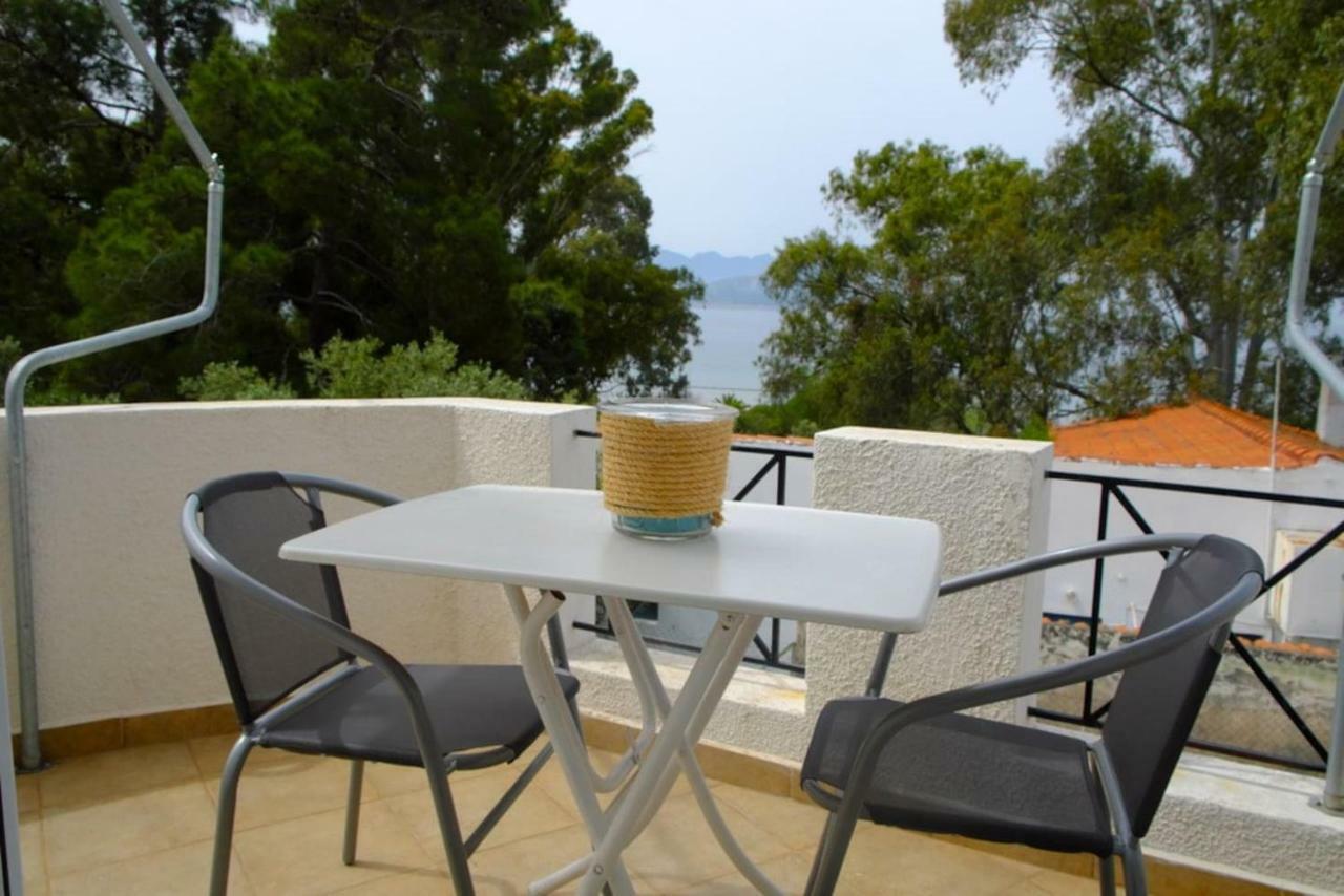Apartment With Sea View And Balcony 60M From Beach Aegina Экстерьер фото